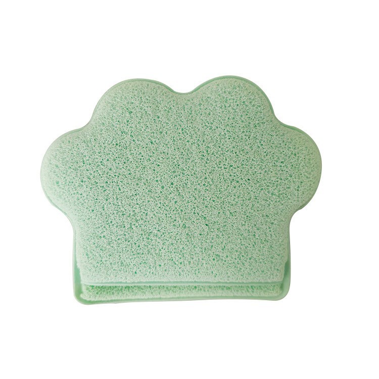 猫爪大号粉扑懒人洁面扑蜂窩状非乳胶洗脸扑卸妆粉扑美妆工具猫爪图5