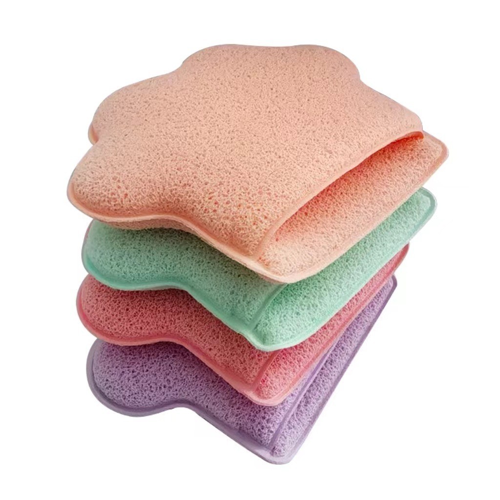 猫爪大号粉扑懒人洁面扑蜂窩状非乳胶洗脸扑卸妆粉扑美妆工具猫爪图2