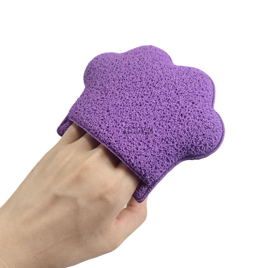 猫爪子亲肤卸妆清洁扑手套式洗脸扑深层清洁洁面扑温和图3