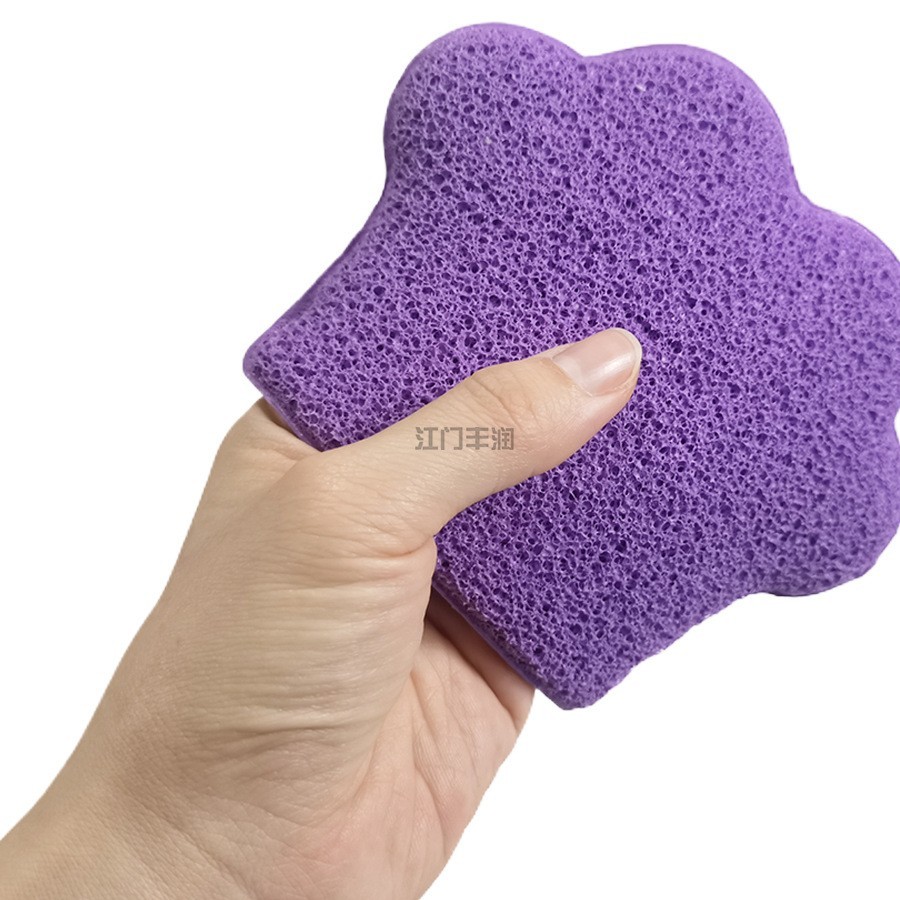 猫爪子亲肤卸妆清洁扑手套式洗脸扑深层清洁洁面扑温和图2