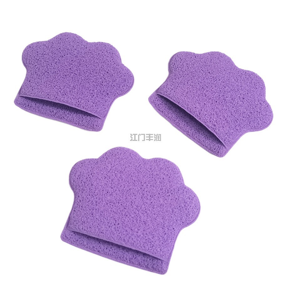 猫爪子亲肤卸妆清洁扑手套式洗脸扑深层清洁洁面扑温和图4