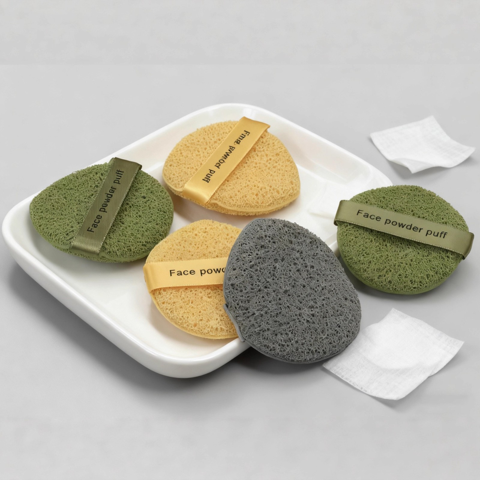 厂家定制洗脸扑清洁卸妆海绵手套式洁面扑蜂窝型面扑清洁神器图3