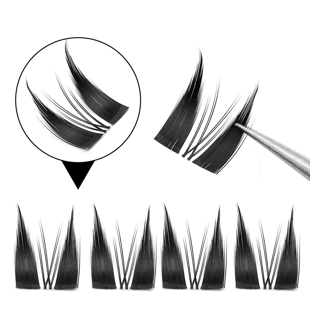 懒人自粘野性野猫睫毛纯欲浓密猫精灵漫画单簇假睫毛恶魔新手睫毛图4