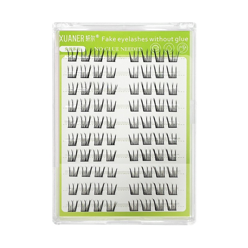 大容量韩一点大C韩系假睫毛三部曲分段式自然新手小恶魔睫毛图4