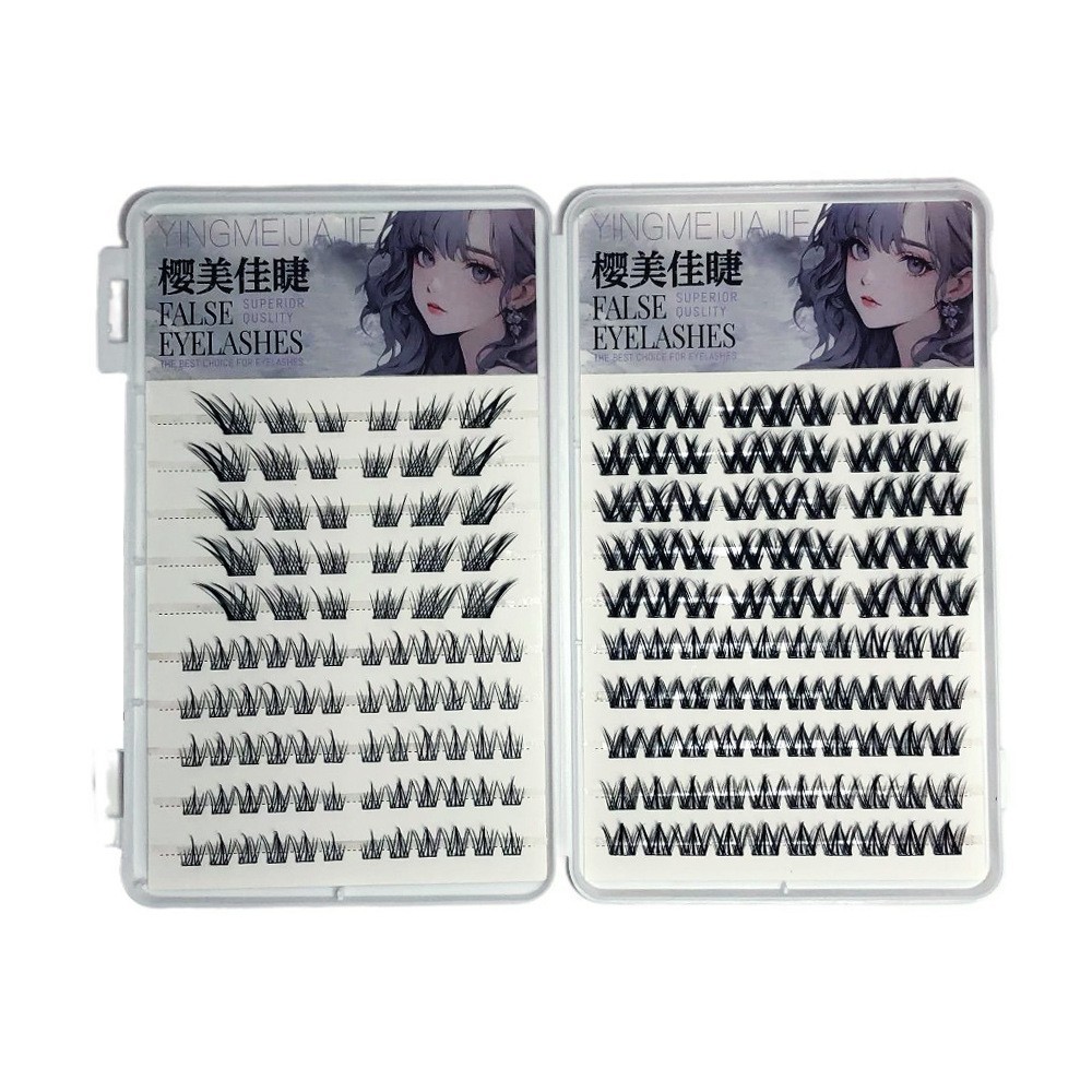 定制免胶睫毛合集大容量新款免卸漫画风芭比小野兔卷翘懒人睫毛图4