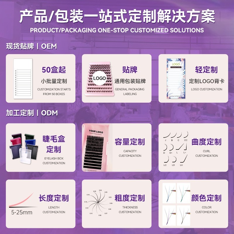 工厂定制 LC型狐系睫毛嫁接广角兔猫系国风漫画山茶花不散根专用图2