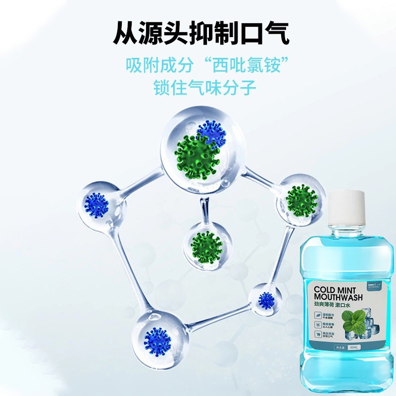 80ML便携式漱口水可代加工口腔护理漱口水厂家批发代加工贴标图2