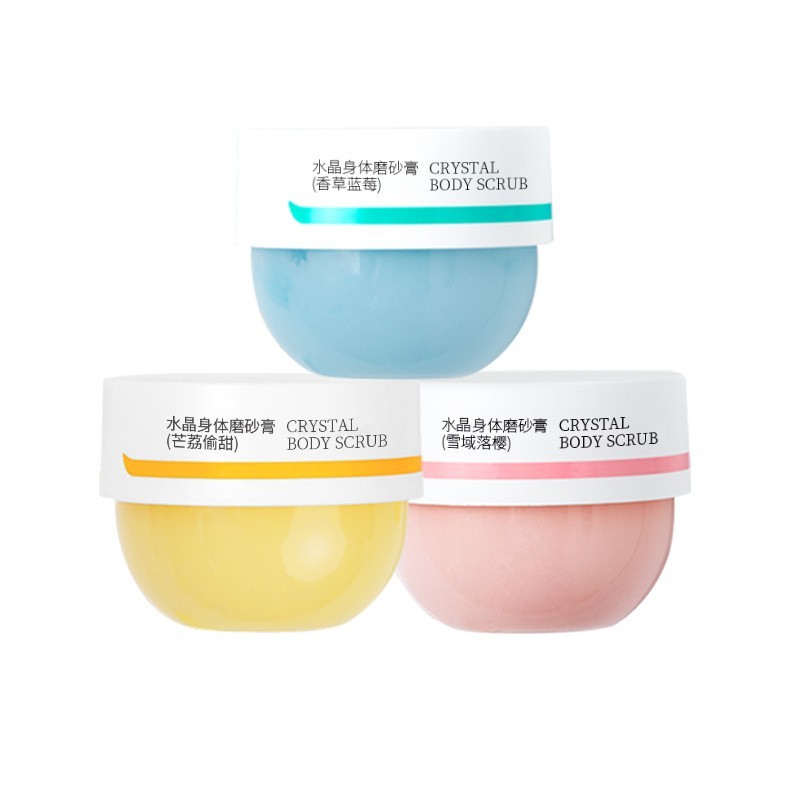 水晶身体磨砂膏去角质清洁滋润多种植物精油净润粗糙肌以油养肤图5