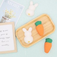 卡通兔子萝卜多泡泡浴芭 玫瑰西瓜泡澡浴盐芭套盒沐浴盐厂家