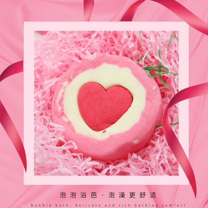 卡通兔子萝卜多泡泡浴芭 玫瑰西瓜泡澡浴盐芭套盒沐浴盐厂家图2
