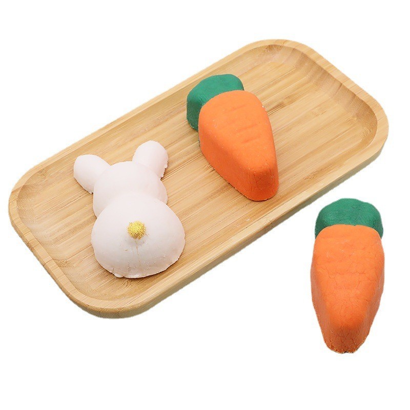 卡通兔子萝卜多泡泡浴芭 玫瑰西瓜泡澡浴盐芭套盒沐浴盐厂家图5