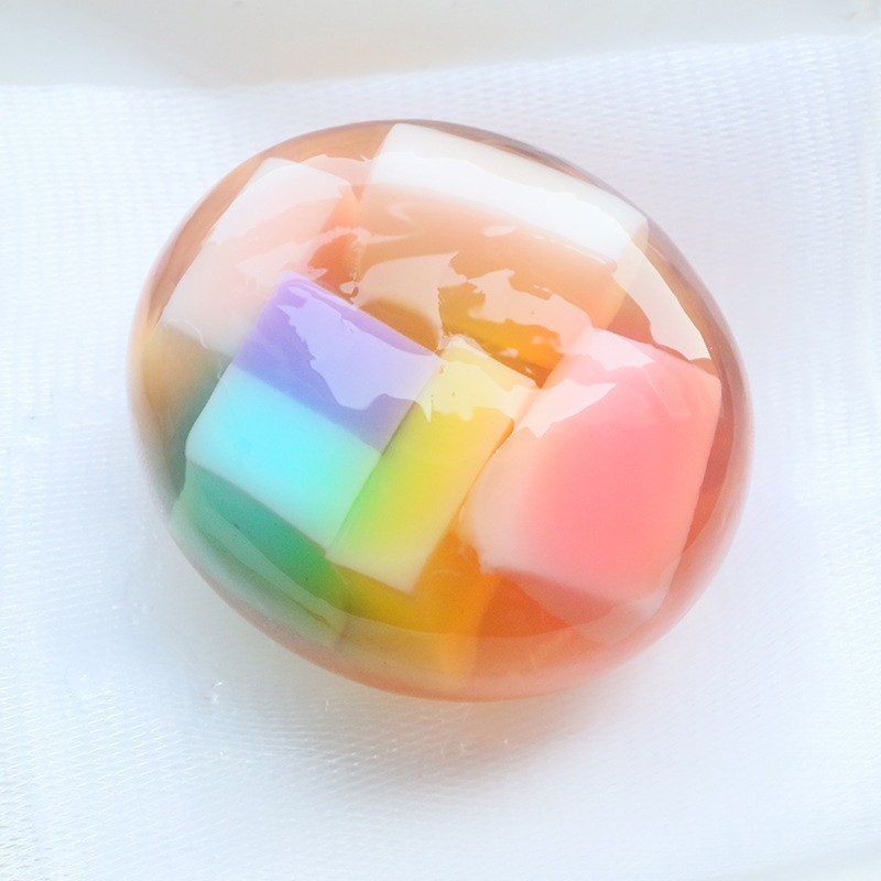 椭圆香水果冻植物精油皂清洁 玫瑰肥皂 润滑洗脸皂羊奶厂家图2