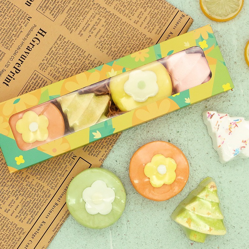 浴芭浴盐套装 泡澡礼品盒 花朵圣诞树旅游清洁沐浴爆炸盐厂家制作图2