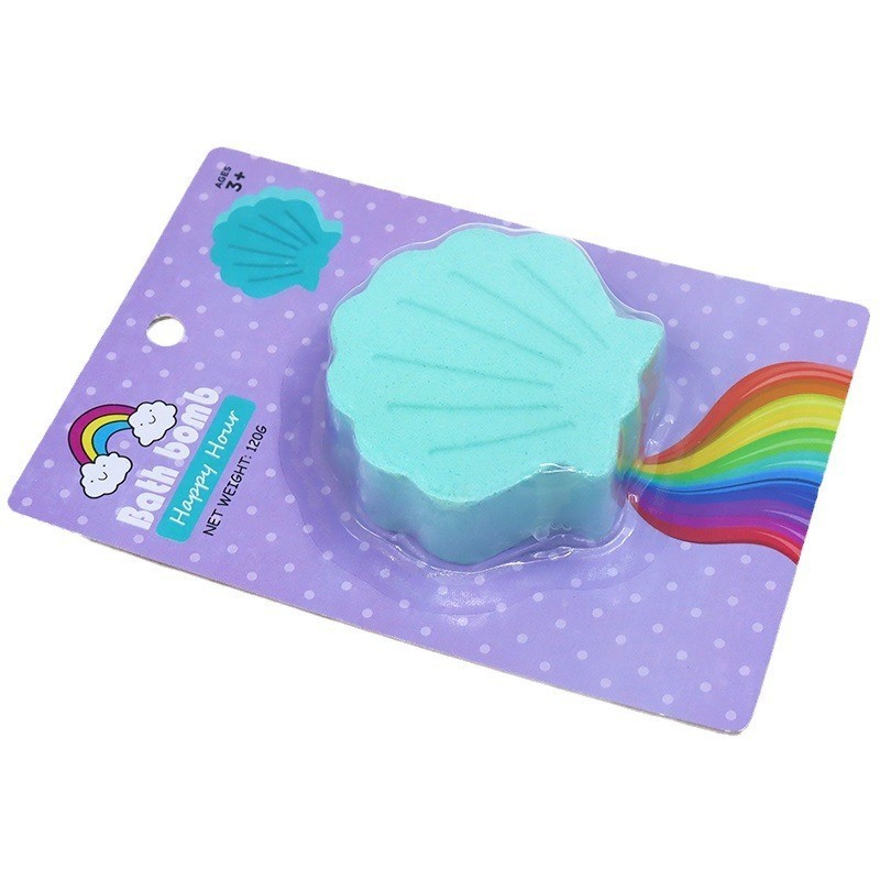 定制亚马逊彩虹贝壳爆炸盐香薰沐浴泡澡球泡泡浴精油气泡弹浴盐球图2