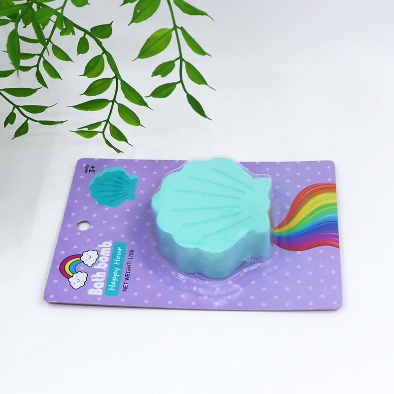 定制亚马逊彩虹贝壳爆炸盐香薰沐浴泡澡球泡泡浴精油气泡弹浴盐球图5