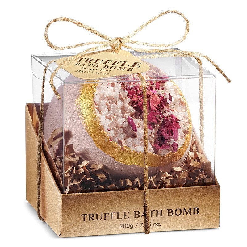 定制亚马逊香氛干花浴盐球礼盒装香薰沐浴精油皂花爆炸浴泡澡球图3