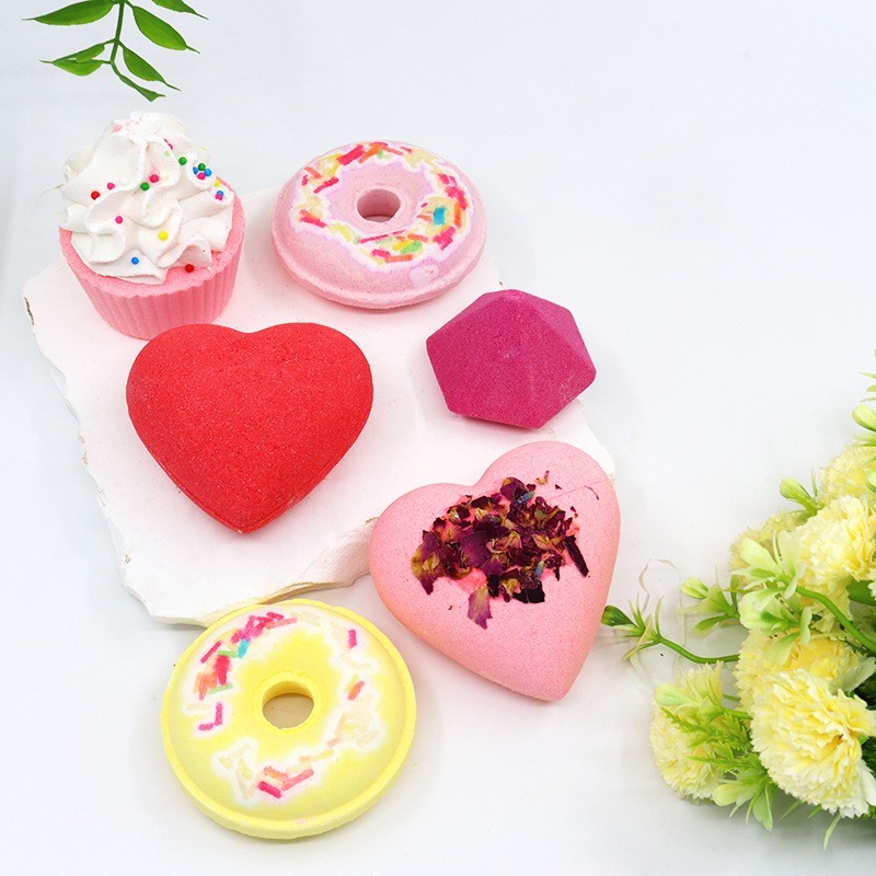 亚马逊情人节礼物浴盐球套装香薰精油浴盐球气泡弹爆炸盐泡澡球图2