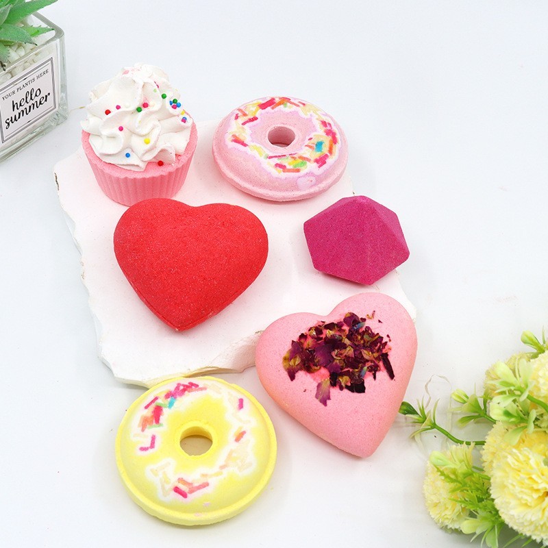 亚马逊情人节礼物浴盐球套装香薰精油浴盐球气泡弹爆炸盐泡澡球图4