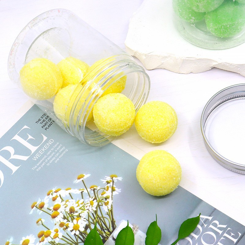 亚马逊喜马拉雅盐浴盐磨砂糖球海盐爆炸盐泡泡气泡弹足浴球定制图3