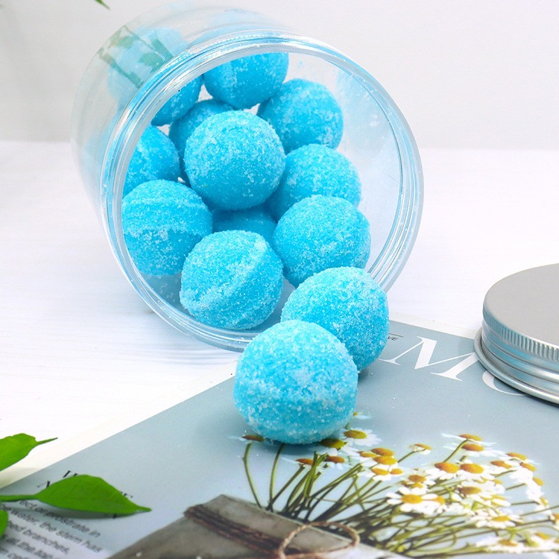 亚马逊喜马拉雅盐浴盐磨砂糖球海盐爆炸盐泡泡气泡弹足浴球定制图2