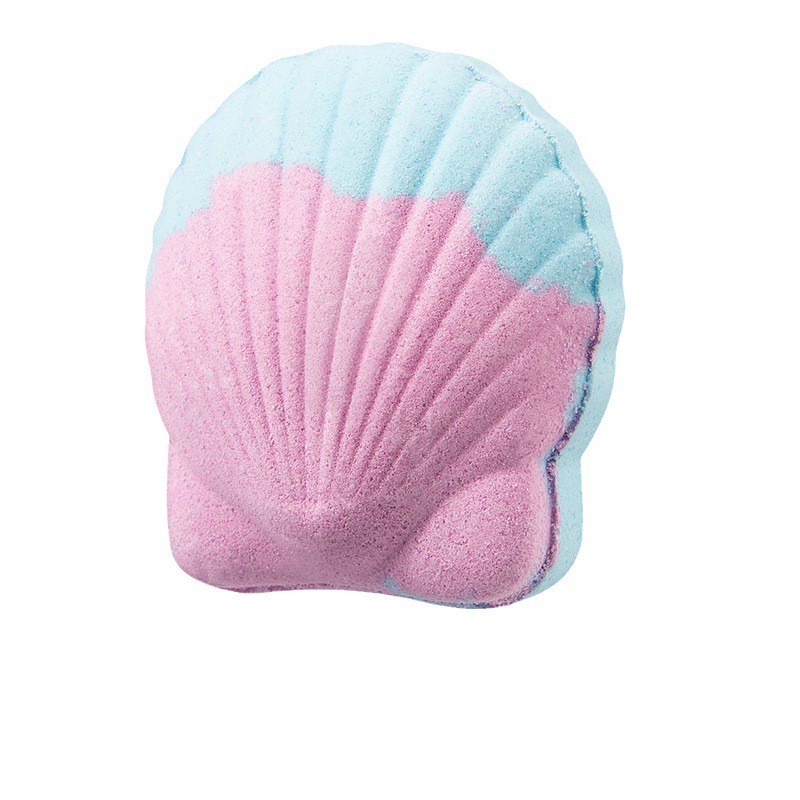 定制亚马逊美人鱼贝壳浴盐球儿童泡泡浴精油气泡弹玩具爆炸泡澡球图5