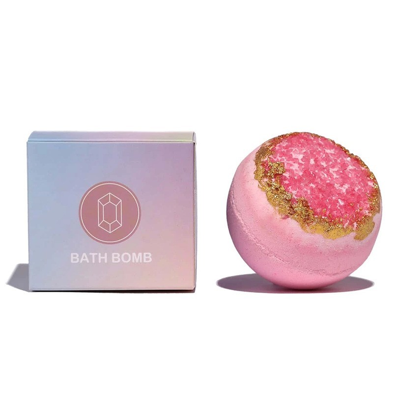 bath bombs晶体盐香味泡澡爆炸沐浴盐球浴精油泡泡香氛泡澡球图3