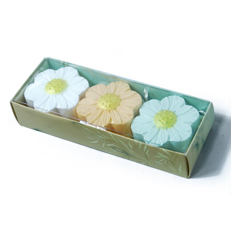 bath bombs花朵造型香味泡澡爆炸沐浴盐球浴精油泡泡香氛泡澡球图3