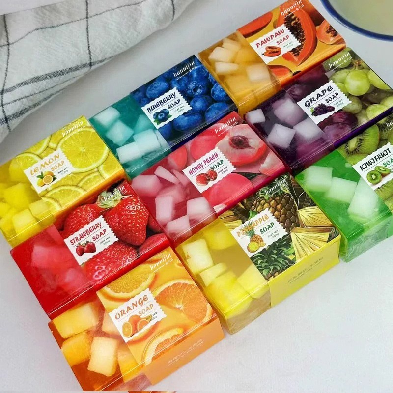 定制手工水果皂精油彩色果冻皂洗手香氛留香清洁爆款图5