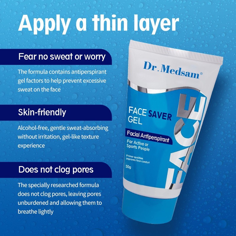 面部止汗凝胶冰凉冷感止汗露霜跨境亚马逊Facial Antiperspirant图2