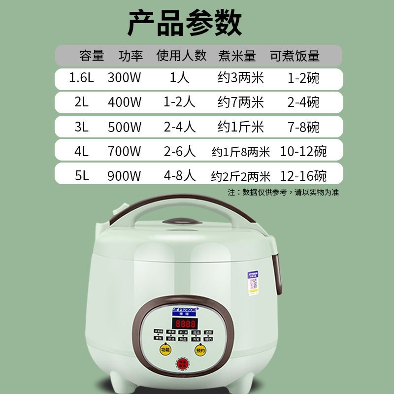正半球电饭煲家用迷你小型2-3人5-6多功能智能预约饭锅快蒸煮图5