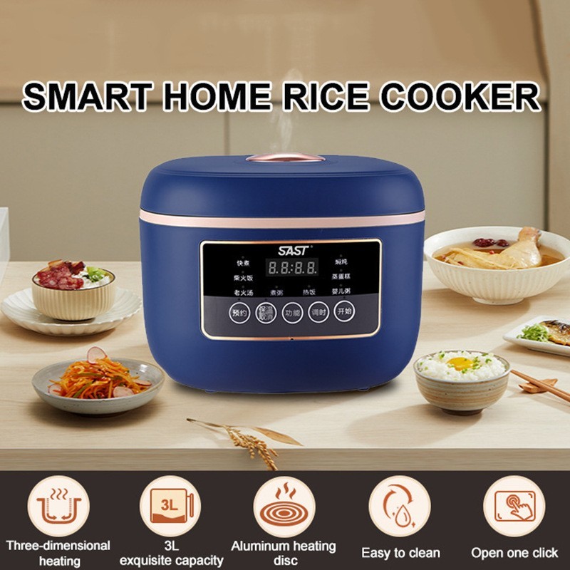 外贸定制电饭锅3L家用小型多功能电饭煲大容量智能3L rice cooker图4