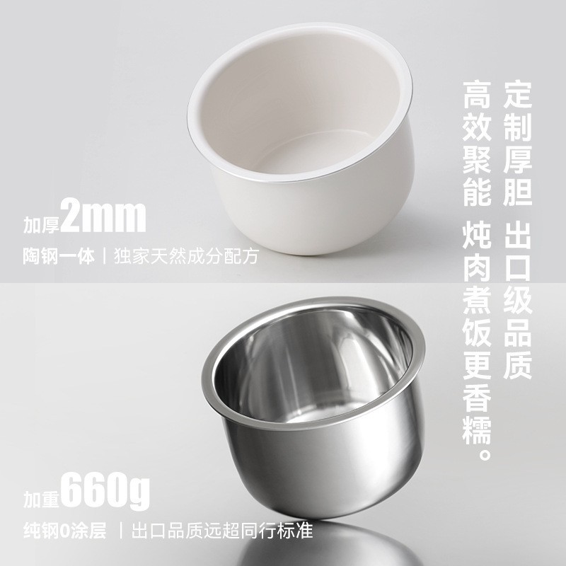 畅销日韩设计电压力锅家用小型迷你智能2L高压锅饭锅煲图3