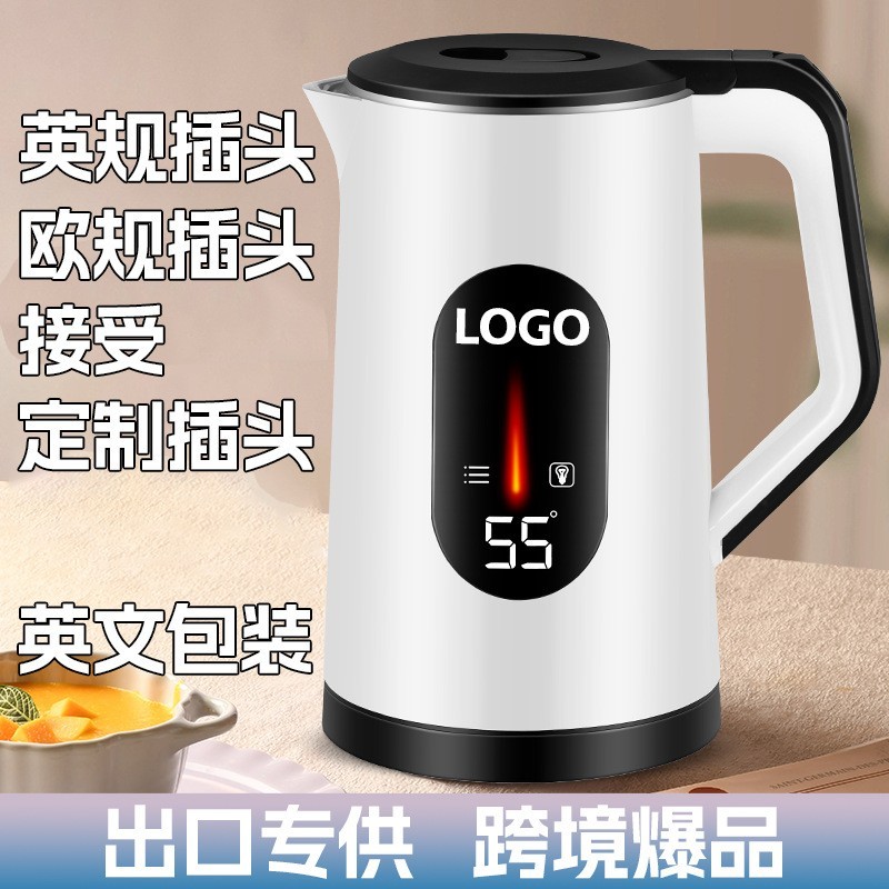 欧规英规插头定制电热水壶家用烧水壶自动断电大容量外贸大功率图3