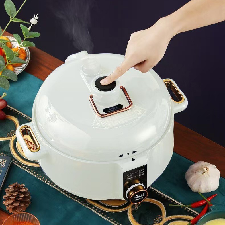 电压力锅家用多功能迷你3升全自动电压力火锅厂家图4