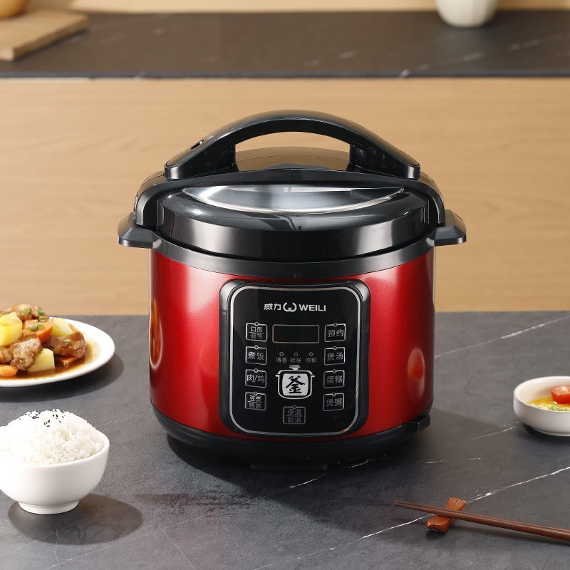 外贸5L电压力锅家用多功能3-4人微压锅智能电饭煲大容量电压锅图2