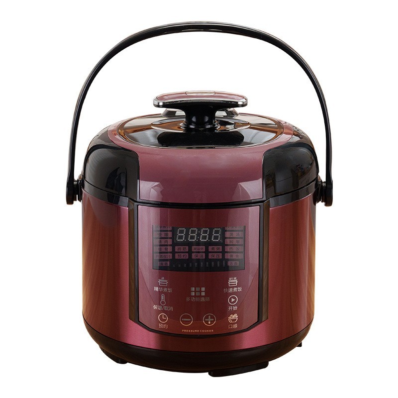 定制英文陶瓷内胆电压力锅家用无涂层内胆智能110V/220V电压力锅图5