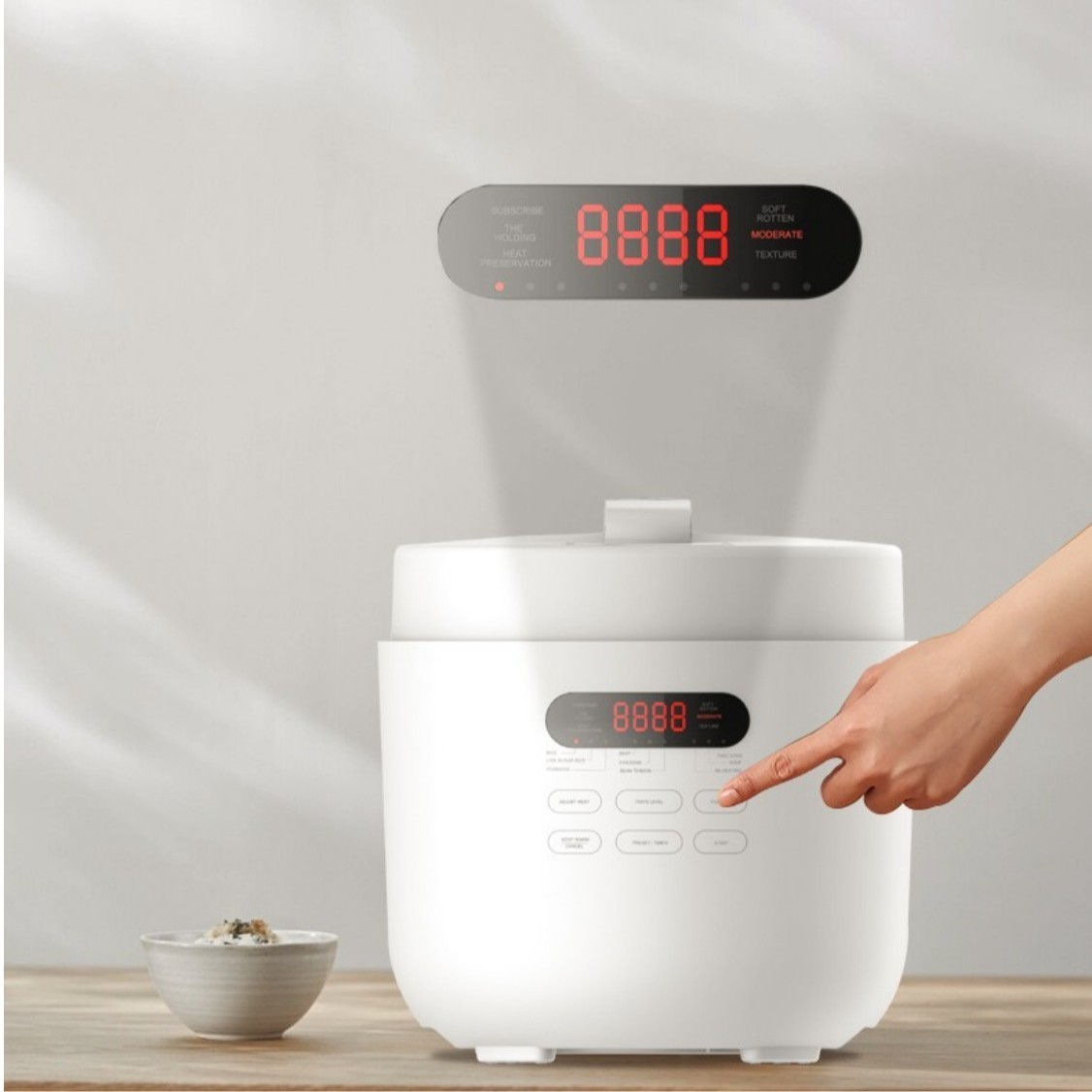 定制出口电压力锅多功能高压炖煮5L大容量不粘锅内胆图4