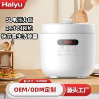 定制出口电压力锅多功能高压炖煮5L大容量不粘锅内胆
