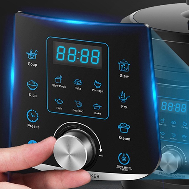 定制家用电压力锅5L-6L智能大容量厨房多功能自动高压锅外贸工厂图3