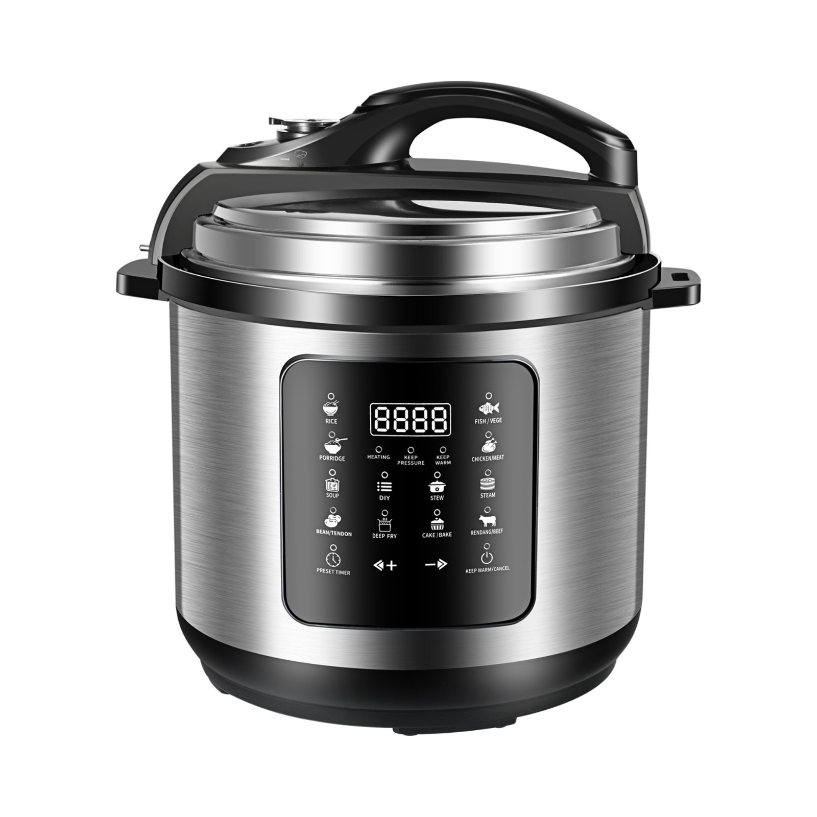 外贸商用电压力锅8L/10L/12L/智能大容量家用自动智能高压锅工厂图4