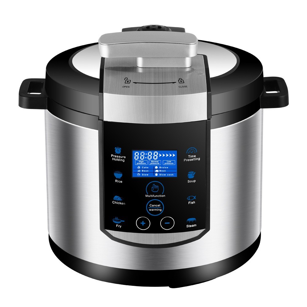 定制外贸多功能电压力锅家用5L6L大容量智能电高压锅跨境工厂出口图5