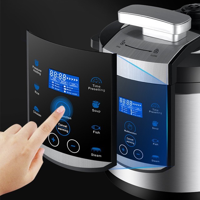 定制外贸多功能电压力锅家用5L6L大容量智能电高压锅跨境工厂出口图3