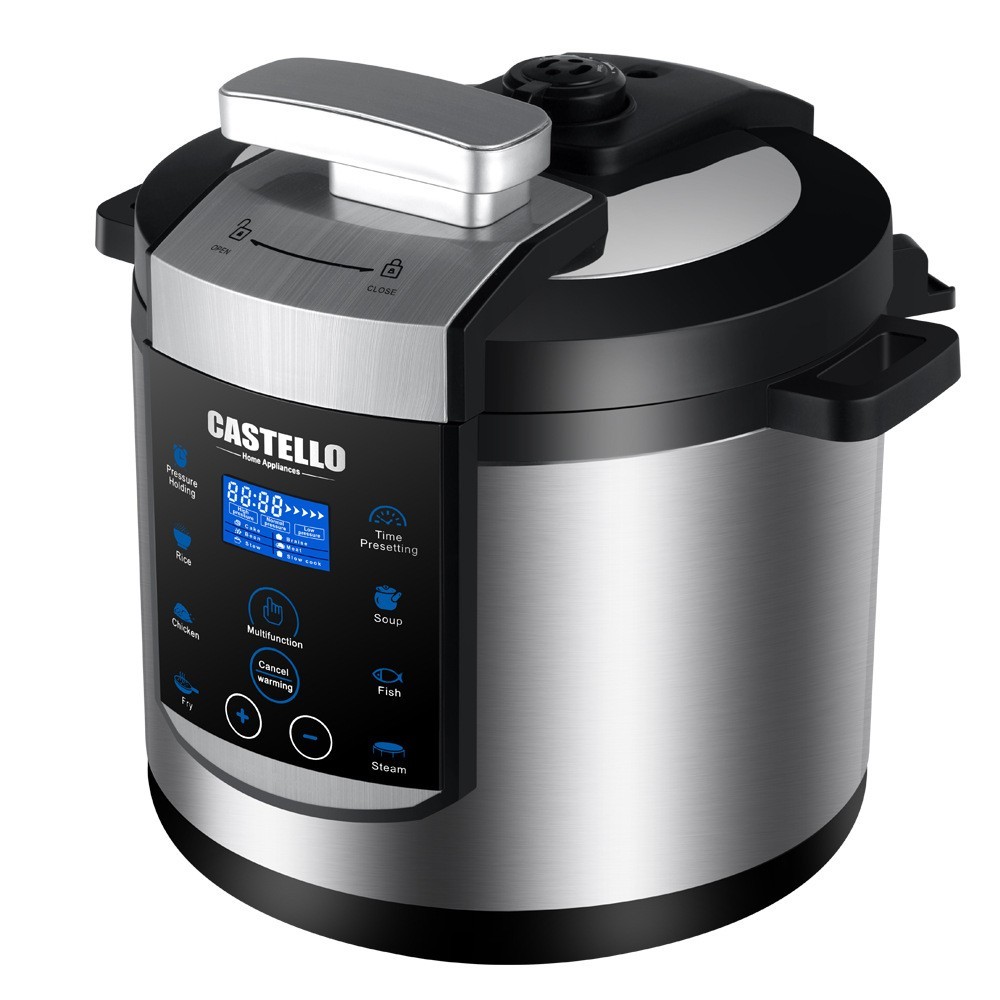 定制外贸多功能电压力锅家用5L6L大容量智能电高压锅跨境工厂出口图4