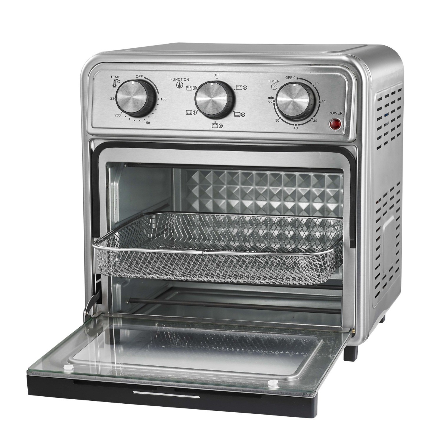 全不锈钢空气炸烤箱20L家用多功能家用烤箱跨境电商图4