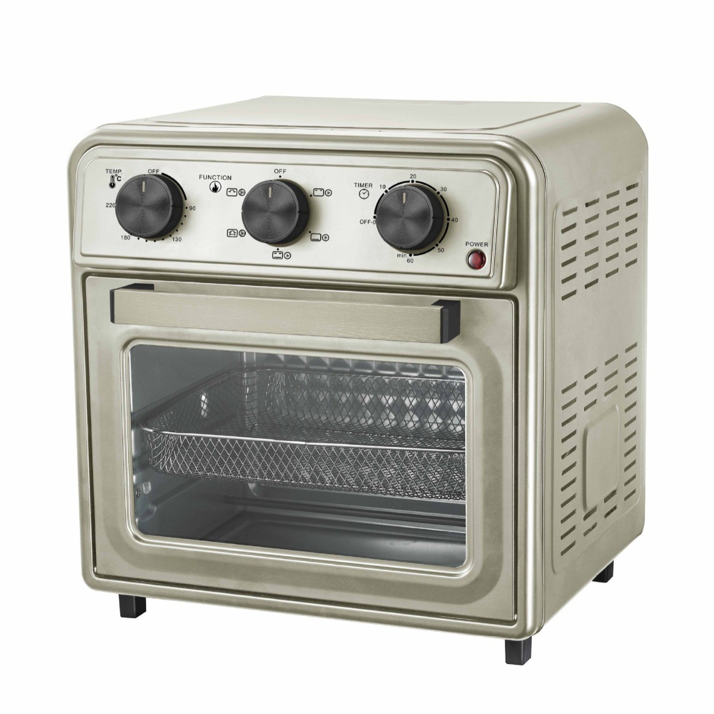 全不锈钢空气炸烤箱20L家用多功能家用烤箱跨境电商图2