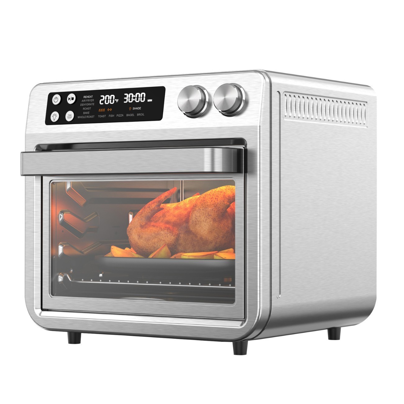 跨境空气炸烤箱25L家用烘焙智能无油热风定制电烤箱图2