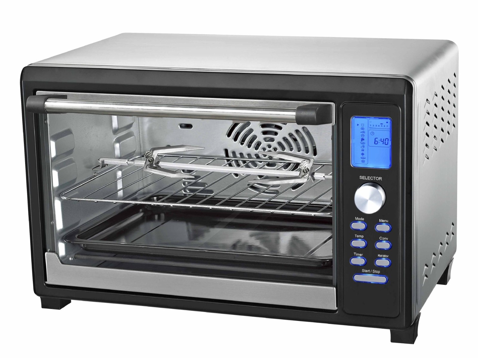 48L后出风烤箱电子式大容量风炉烤箱烘焙后空炸电烤箱外贸厂图5