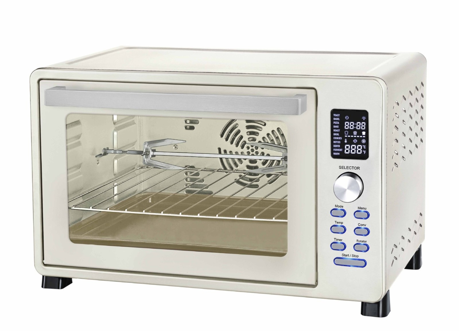 48L后出风烤箱电子式大容量风炉烤箱烘焙后空炸电烤箱外贸厂图4