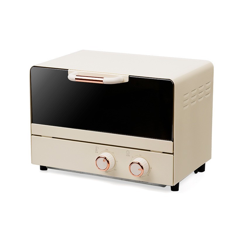 新款电烤箱16L高颜值镜面定时恒温电烤箱一体机烘培烧烤网红上下图5