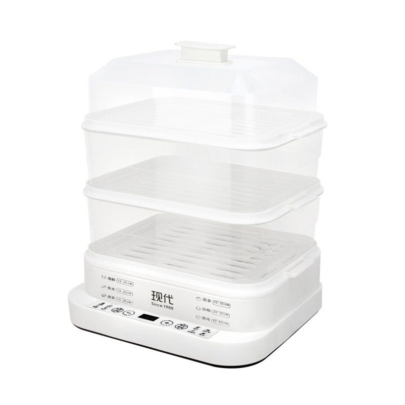 电蒸锅家用三层大容量蒸笼多功能蒸煮炖一体锅电蒸箱早餐机厂家图5